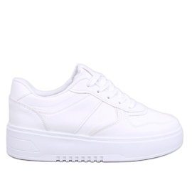 Lees White damsneakers vit