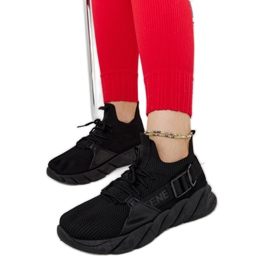 Svarta lätta Faruz-sportsneakers