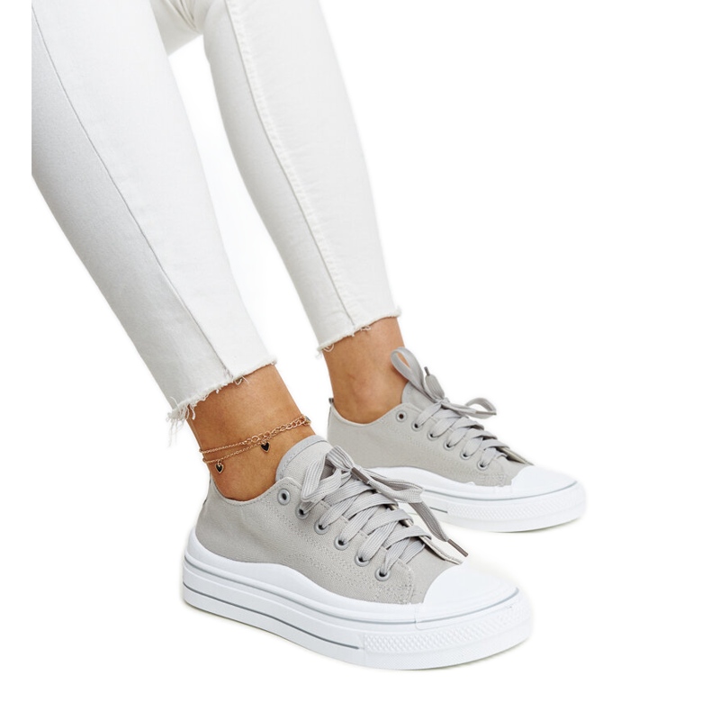 Grå Anbarin plattformssneakers