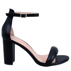 Jonah Svarta sandaler med klack