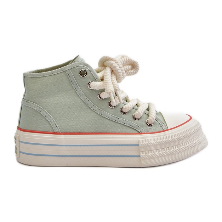 Platform Sneakers för kvinnor Mint Aineri grön