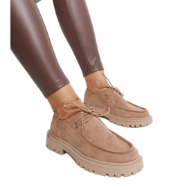 Klassiska Keiko-skor i brun mocka