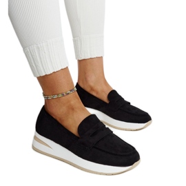 Venla sportskor i svart mocka