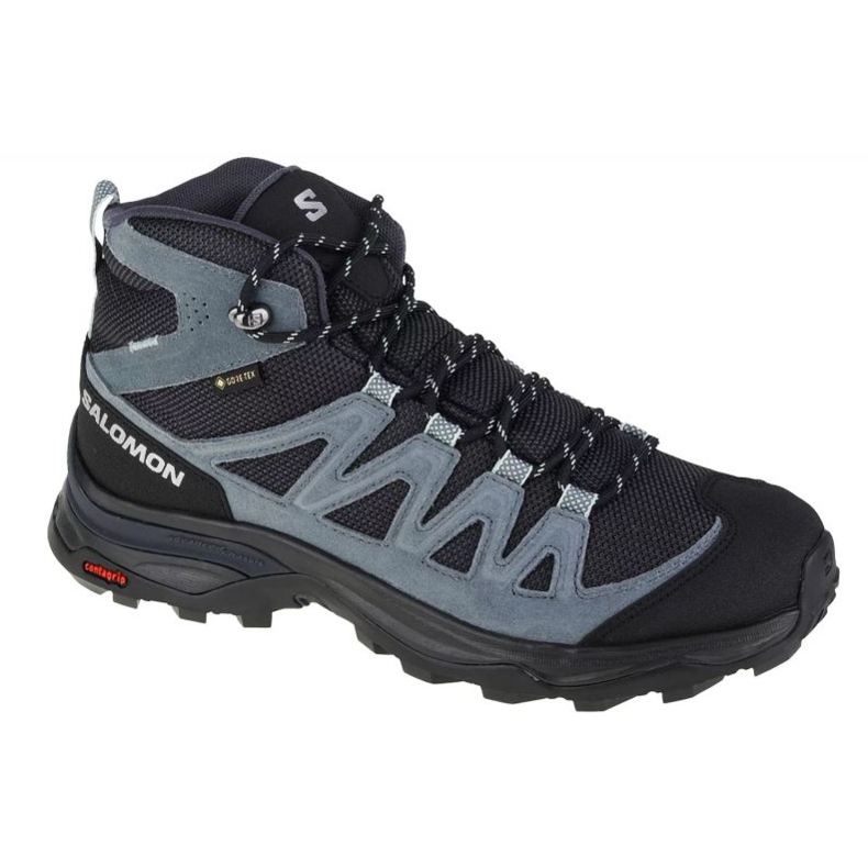 Salomon X Ward Leather Mid Gtx W 471820 skor svart