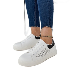 Vita genombrutna Semhar sneakers