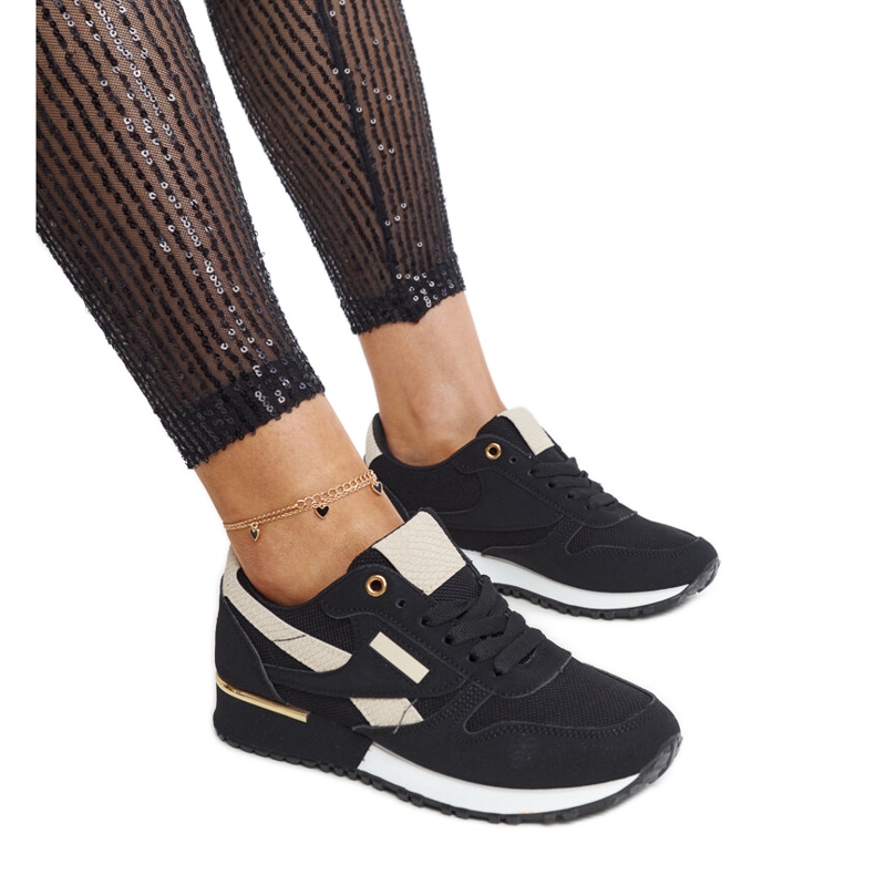 Svarta Rosilda plattformssneakers