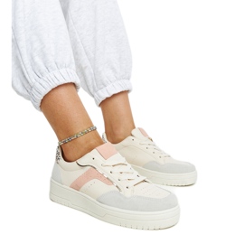Vita Walda platåsneakers beige