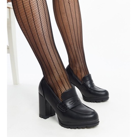 Svarta Sauda högklackade skor