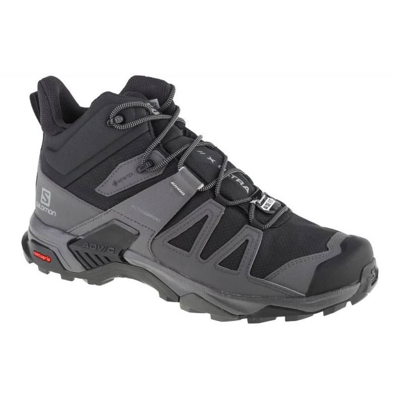 Salomon X Ultra 4 Mid Wide Gtx-skor 412946 svart
