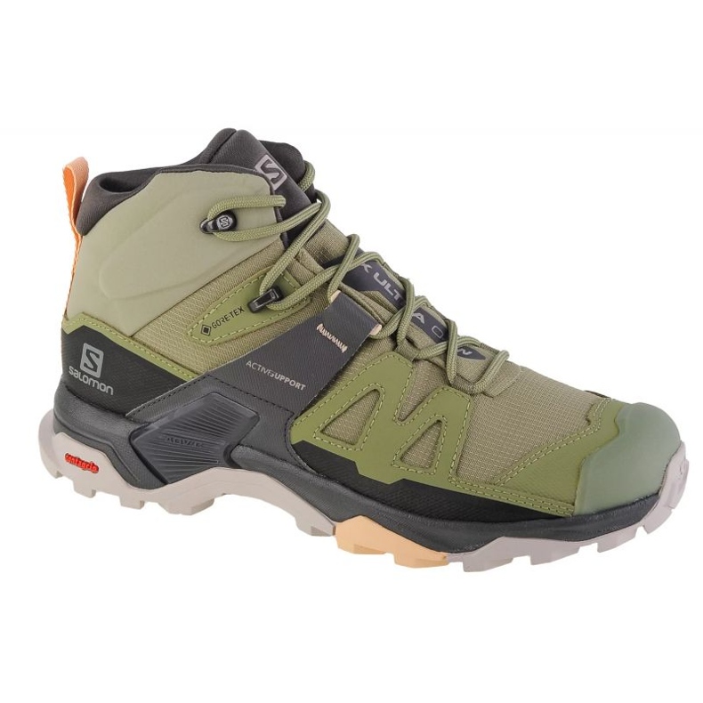 Salomon X Ultra 4 Mid Gtx skor 416251 grön