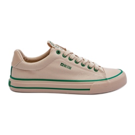 Låga sneakers för män Big Star NN174006 Beige