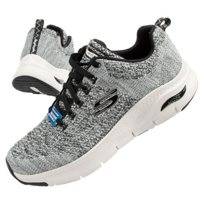 Skechers Arch Fit 232041/WBK skor grå