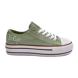 Sneakers dam med tjock sula Lee Cooper LCW-24-31-2217 Grön