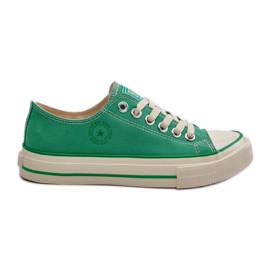 Låga sneakers för kvinnor Big Star NN274268 Grön
