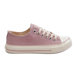 Låga sneakers för kvinnor Big Star NN274270 Rosa