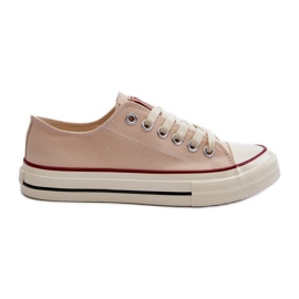 Låga sneakers för kvinnor Big Star NN274272 Beige