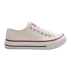 Låga sneakers för kvinnor Big Star NN274274 Vit