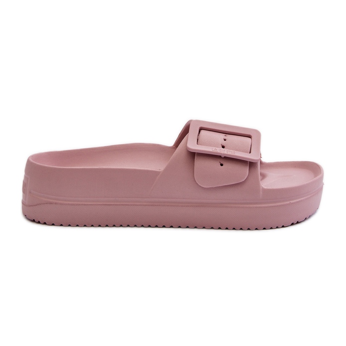 Kvinnors flip-flops på plattformen med ett spänne Big Star NN274A663 Rosa