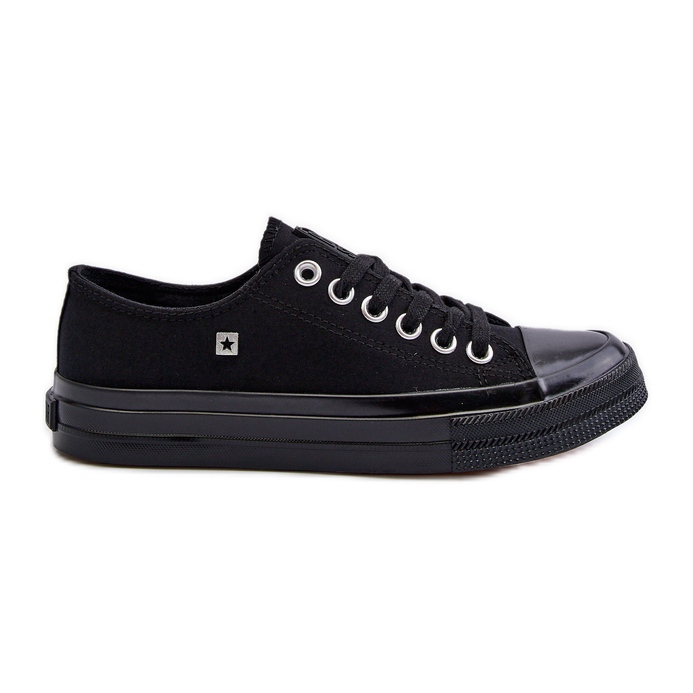 Klassiska damsneakers Big Star NN274284 Svart