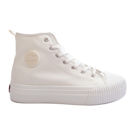 High Top Sneakers Dam Lee Cooper LCW-24-02-2132 Vit