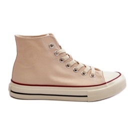 Höga sneakers för kvinnor Big Star NN274278 Beige