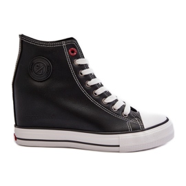 Wedge Sneakers för kvinnor Cross Jeans NN2R4005 Svart