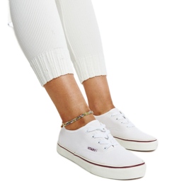 Vita klassiska Erla sneakers