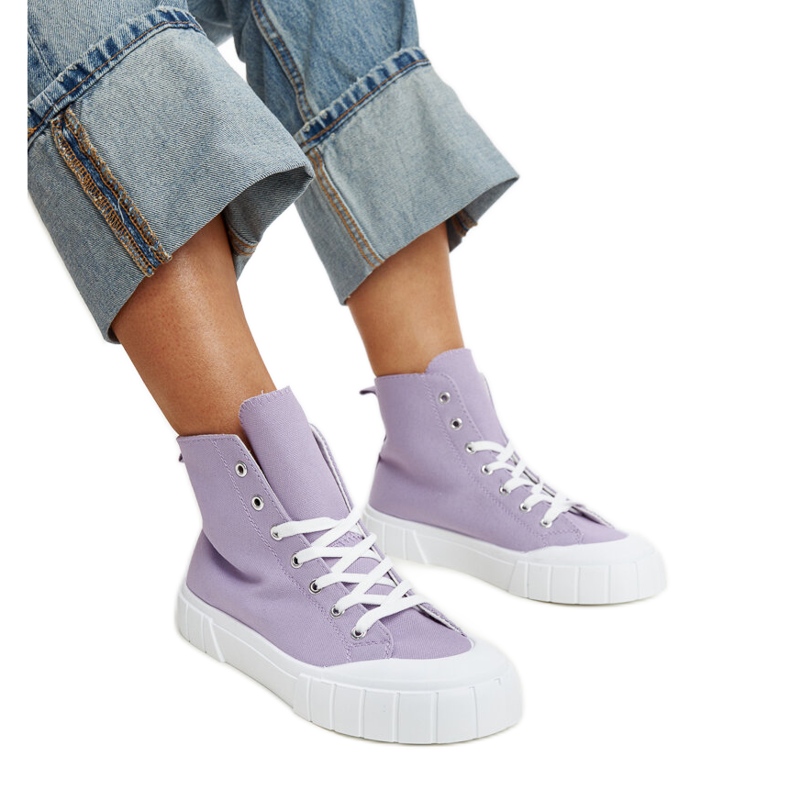 Lila Vinka high-top sneakers violett