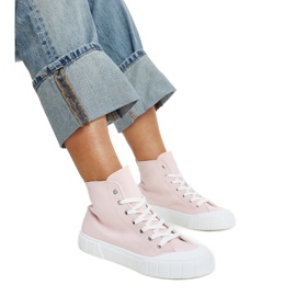 Rosa Vinka high-top sneakers