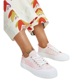 Rosa Jerina tyg sneakers