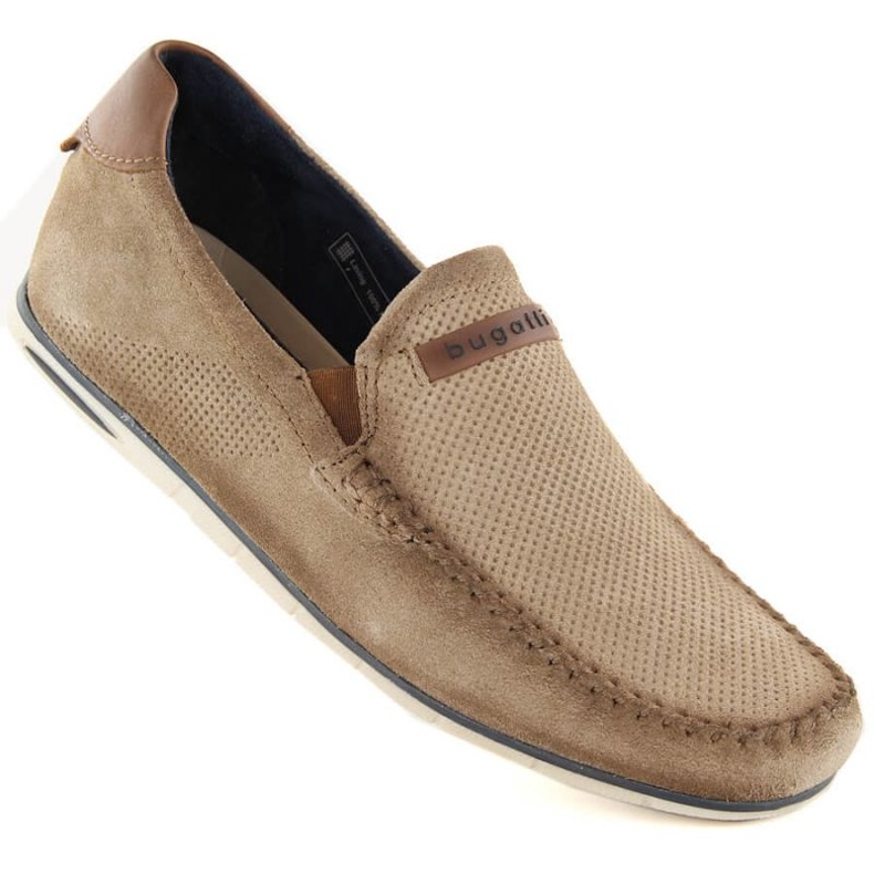 Lädermockaskor Bugatti M INT1998 beige