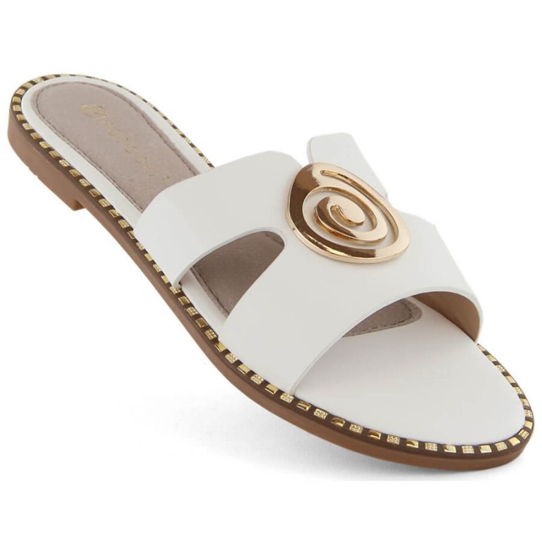 Potocki W WOL234B lågklackade flipflops, vita