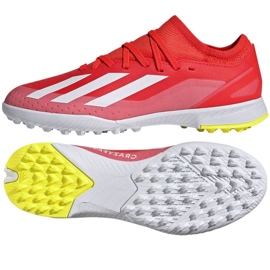 Adidas X Crazyfast League Tf Jr IF0679 fotbollsskor röd