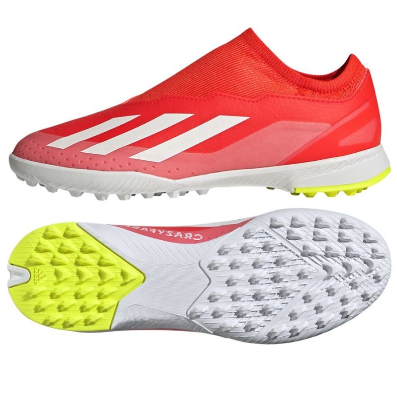 Adidas X Crazyfast League Ll Tf Jr IF0687 fotbollsskor röd