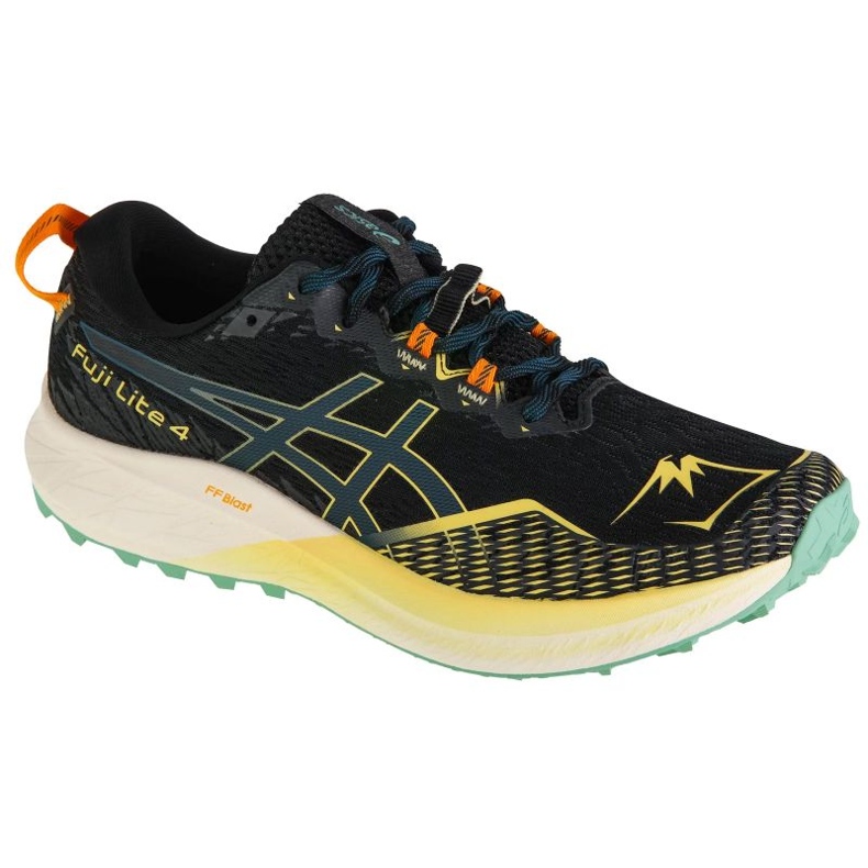 Asics Fuji Lite 4 M 1011B698-002 löparskor svart
