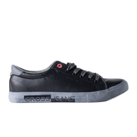 Svarta och gråa Cross Jeans sneakers för män