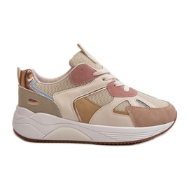 Platform Sneakers för kvinnor Flerfärgade Lenivia beige