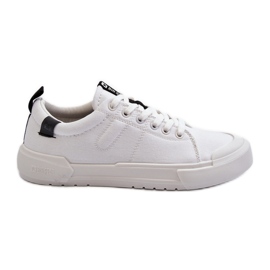 Låga sneakers för män Memory Foam System Big Star NN174154 vit