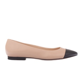 Marco Shoes Ballerinor i Bilbao beige
