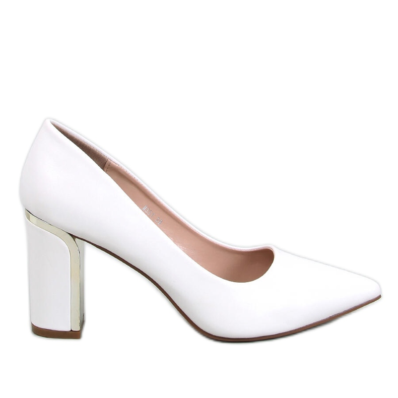 Laurents Vita pumps med stilettklack