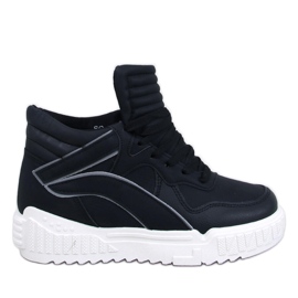 Gahine Black high-top sneakers svart