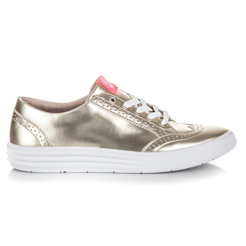 KYLIE Golden Sneakers gyllene
