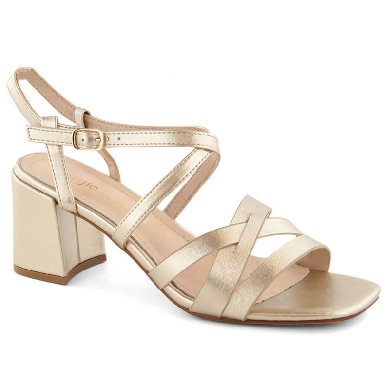 Sergio Leone W SK437 guldklacksandaler gyllene