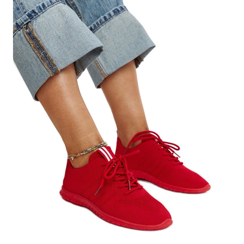 Röda Shukornia sportsneakers