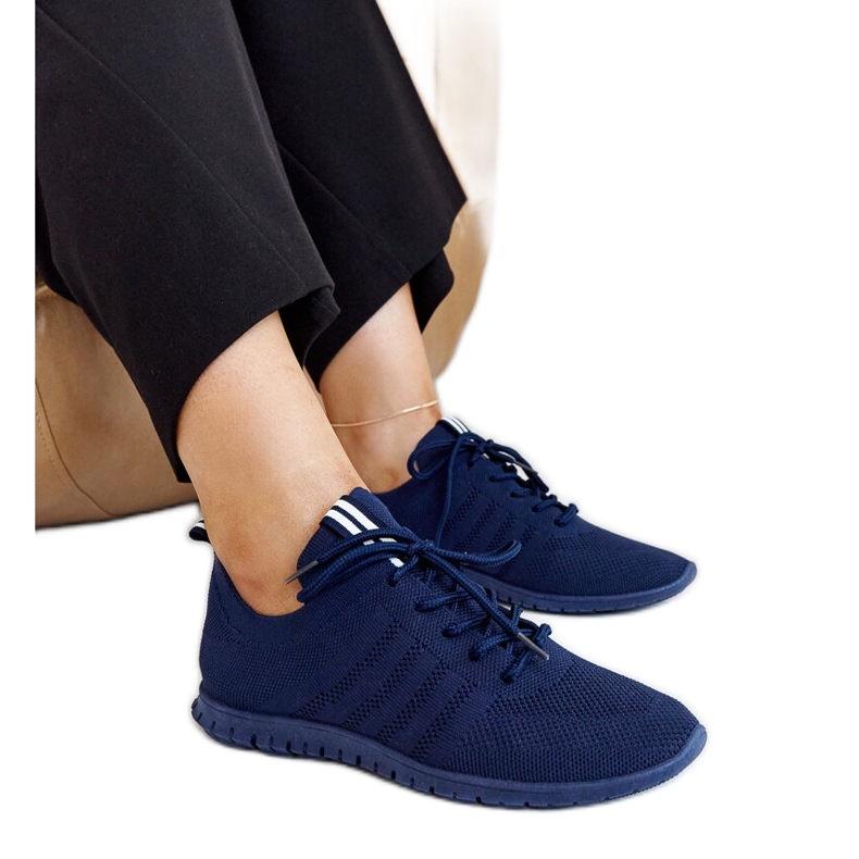 Marinblå Shukornia sportsneakers