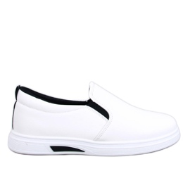 Alliot White slip-on sneakers vit