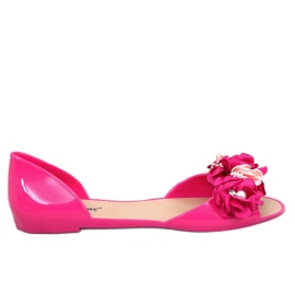 Meliskis med Carmil Fuchsia blommor rosa