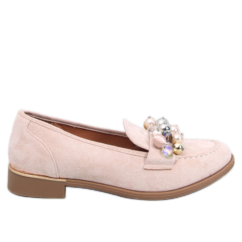 Anselme Beige sten loafers