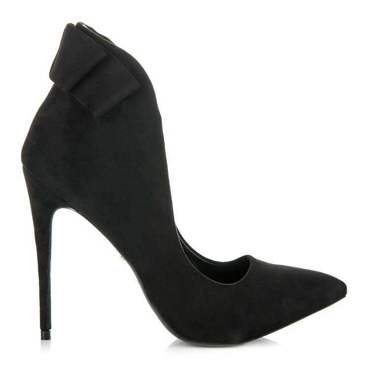 Vices Mockaklackar med rosett svart