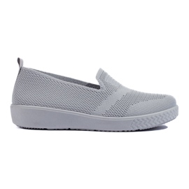 Grå slip-on sneakers